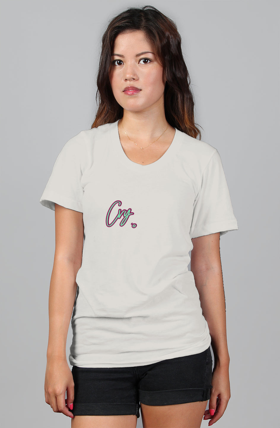 CWS Sig Vintage White womens relaxed t shirt