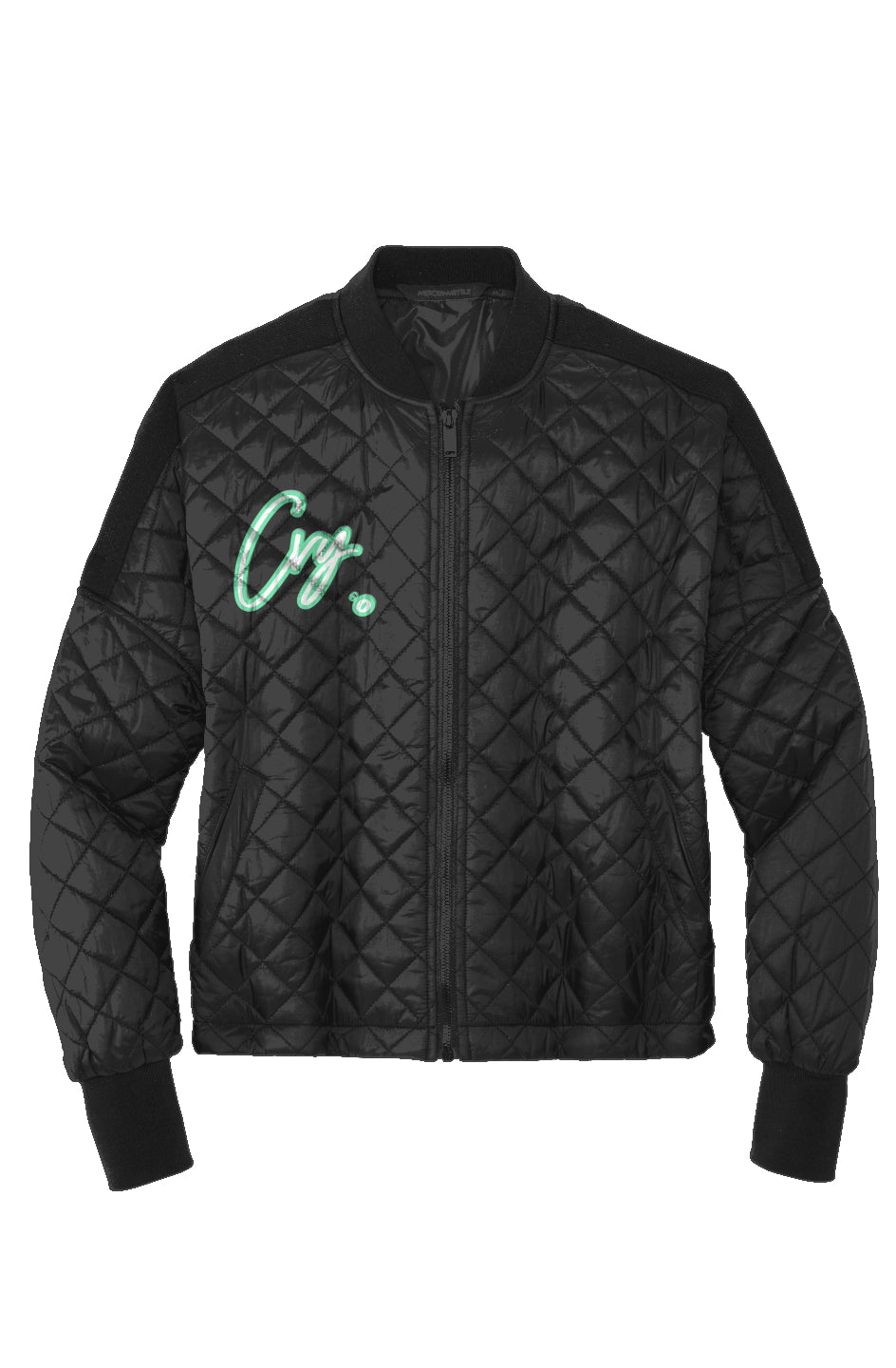 CWS Sig Black Womens Boxy Quilted Jacket