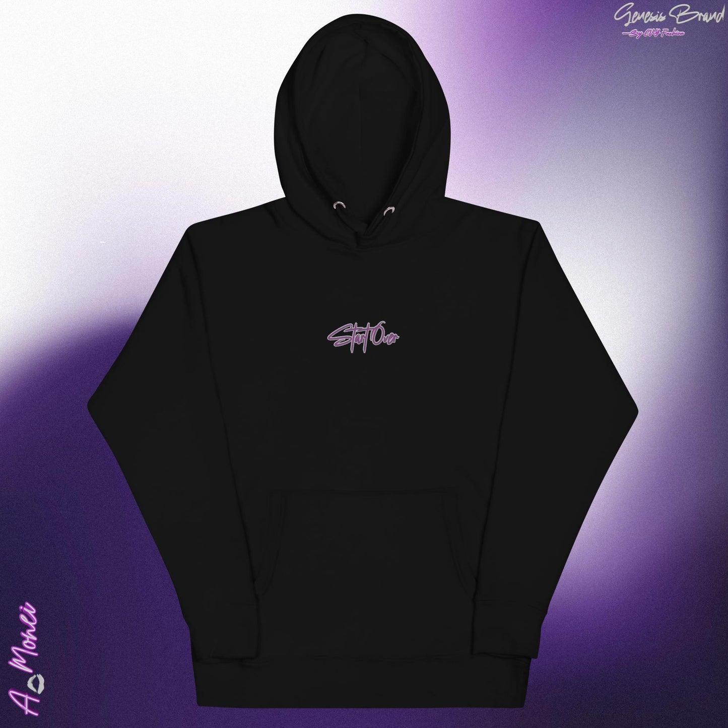 GAM S/O Black/Purple Unisex Hoodie