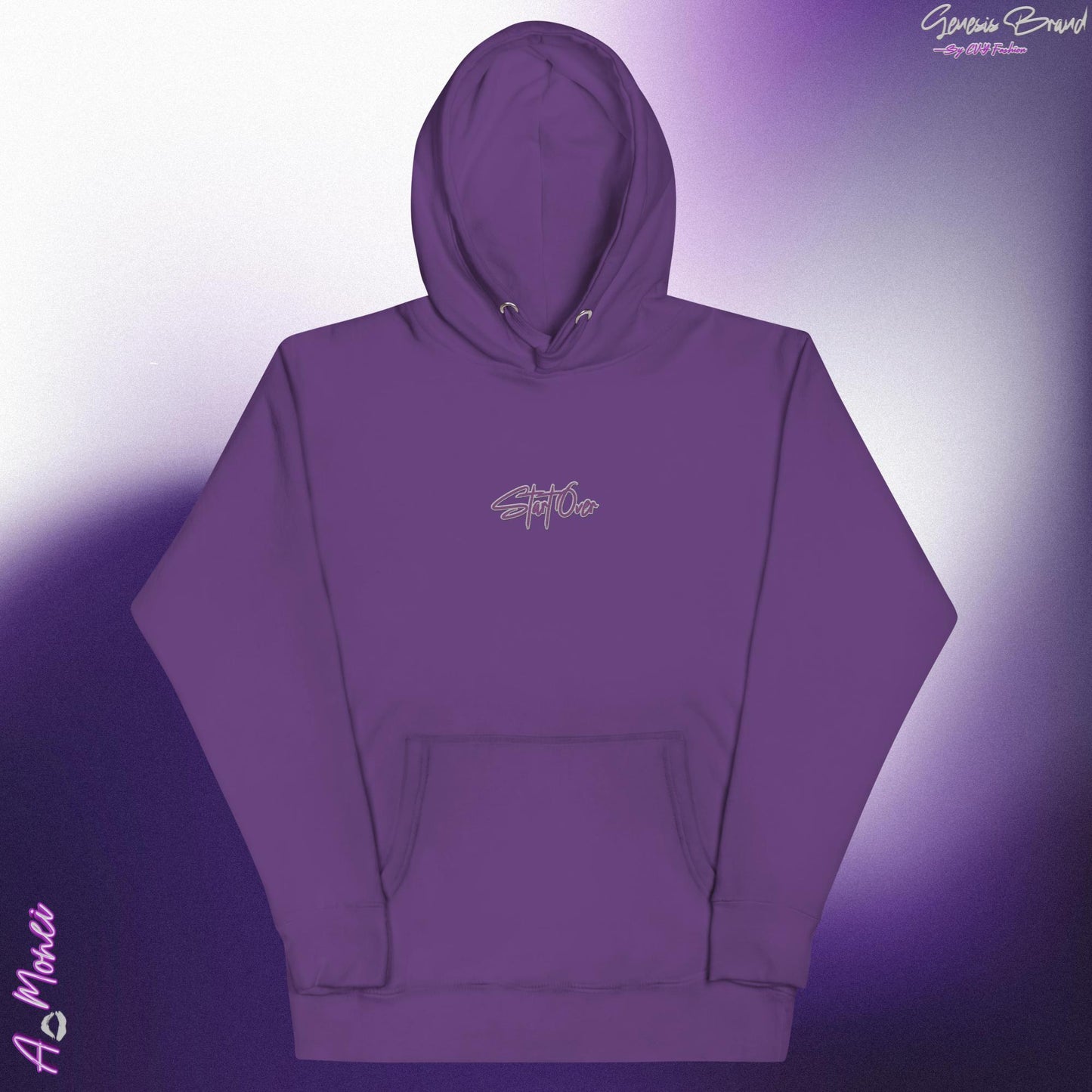 GAM S/O Black/Purple Unisex Hoodie